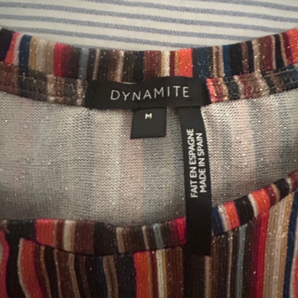 Striped Multicolor Dynamite Top - Picture 3 of 3